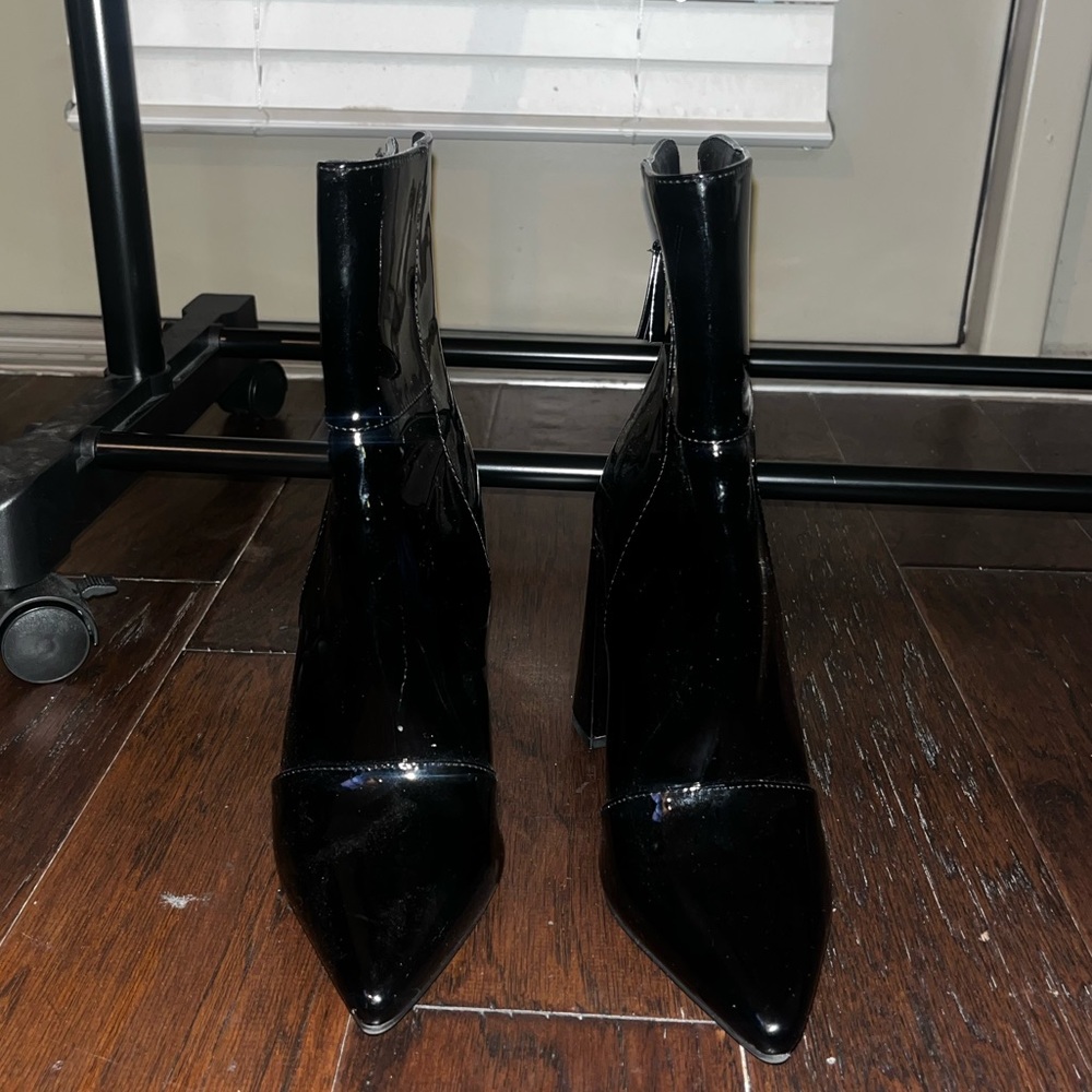 Black ankle boots